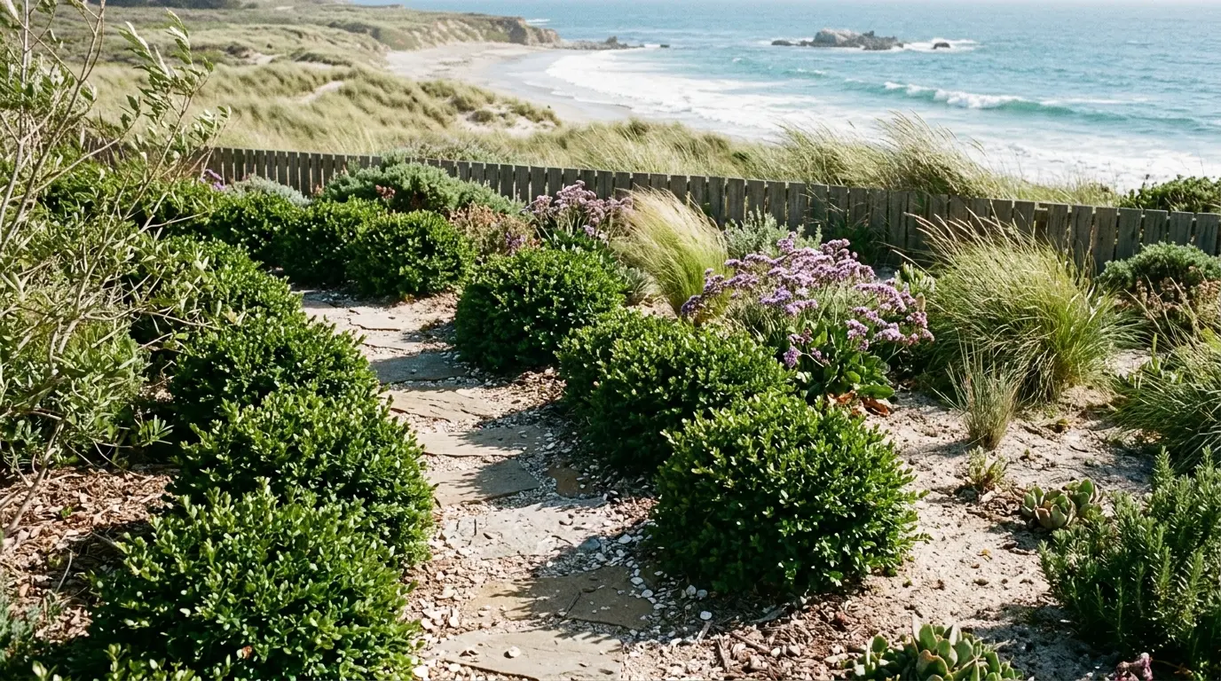 Box Honeysuckle in Coastal Beds